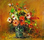 Ioan Popei Autumn Flowers painting